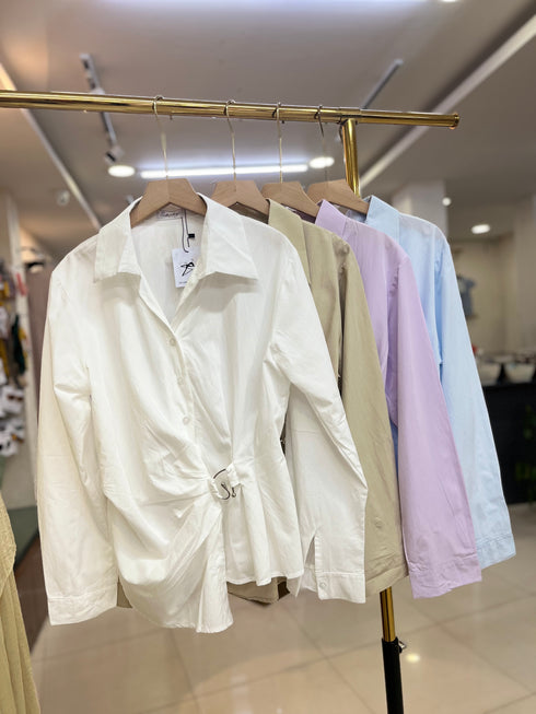 Ladies Casual Button Down Long Sleeves Shirts